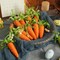 Easter Carrot Garland Decor, 12 Carrots Ornament for Mantel Decorations, 6FT Hanging Artificial Carrots Garland Carrot Banner for Easter Party Fireplace
